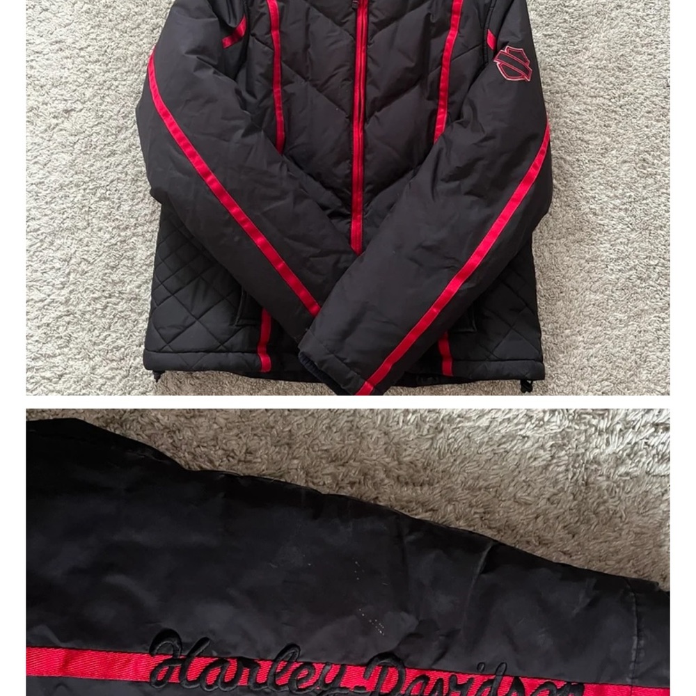 Harley-Davidson Women’s  Black and Red Jacket XL